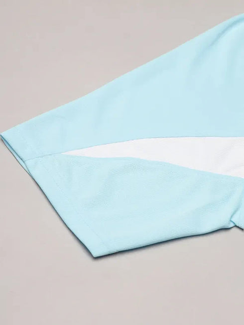 Men Colorblock Slim Fit Polo T-shirt with TECHNO COOL+
