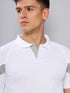Men Colorblock Slim Fit Polo T-shirt with TECHNO COOL+