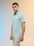 Men Solid Slim Fit Polo T-shirt with COTFLEX