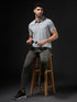 Men Solid Slim Fit Polo T-shirt with COTFLEX
