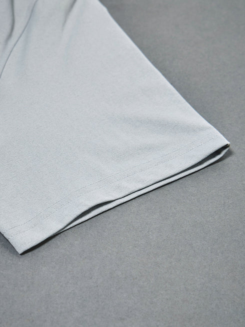 Men Solid Slim Fit Polo T-shirt with COTFLEX