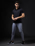 Men Solid Slim Fit Polo T-shirt with COTFLEX