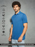 Men Solid Slim Fit Polo T-shirt with COTFLEX