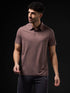 Men Solid Slim Fit Polo T-shirt with COTFLEX
