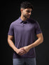 Men Solid Slim Fit Polo T-shirt with COTFLEX