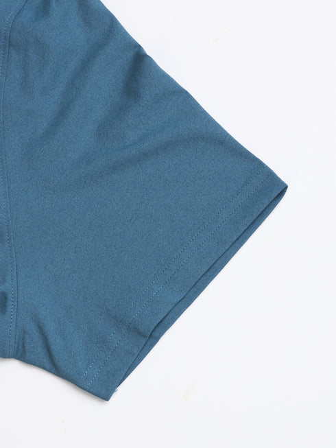 Men Solid Slim Fit Polo T-shirt with COTFLEX