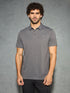 Men Solid Slim Fit Polo T-shirt with COTFLEX