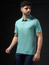 Men Solid Slim Fit Polo T-shirt with COTFLEX