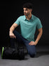 Men Solid Slim Fit Polo T-shirt with COTFLEX