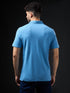 Men Solid Slim Fit Polo T-shirt with COTFLEX