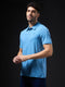 Men Solid Slim Fit Polo T-shirt with COTFLEX