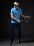 Men Solid Slim Fit Polo T-shirt with COTFLEX