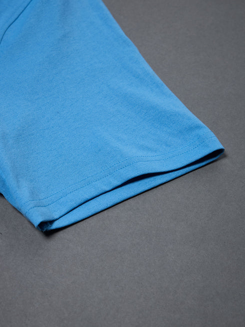Men Solid Slim Fit Polo T-shirt with COTFLEX