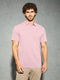 Men Solid Slim Fit Polo T-shirt with COTFLEX