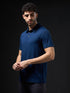 Men Solid Slim Fit Polo T-shirt with COTFLEX