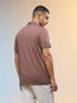 Men Solid Slim Fit Polo T-shirt with COTFLEX