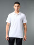 Men Solid Slim Fit Polo T-shirt with COTFLEX