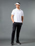 Men Solid Slim Fit Polo T-shirt with COTFLEX