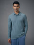 Men Solid Slim Fit Polo T-shirt with COTFLEX