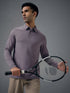 Men Solid Slim Fit Polo T-shirt with COTFLEX