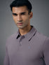 Men Solid Slim Fit Polo T-shirt with COTFLEX