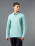 Men Solid Slim Fit Polo T-shirt with COTFLEX