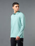 Men Solid Slim Fit Polo T-shirt with COTFLEX