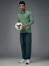 Men Solid Slim Fit Polo T-shirt with COTFLEX