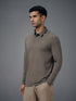 Men Solid Slim Fit Polo T-shirt with COTFLEX