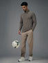 Men Solid Slim Fit Polo T-shirt with COTFLEX