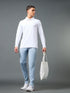Men Solid Slim Fit Polo T-shirt with COTFLEX