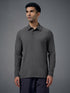 Men Solid Slim Fit Polo T-shirt with COTFLEX