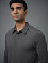 Men Solid Slim Fit Polo T-shirt with COTFLEX