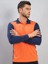 Men Colorblock Slim Fit Polo T-shirt with TECHNO COOL+