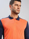 Men Colorblock Slim Fit Polo T-shirt with TECHNO COOL+