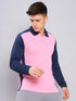 Men Colorblock Slim Fit Polo T-shirt with TECHNO COOL+