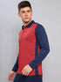 Men Colorblock Slim Fit Polo T-shirt with TECHNO COOL+