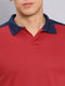 Men Colorblock Slim Fit Polo T-shirt with TECHNO COOL+