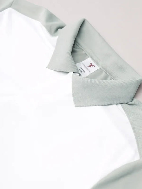 Men Colorblock Slim Fit Polo T-shirt with TECHNO COOL+