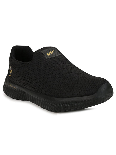 OXYFIT N Black Men's Walking Shoes