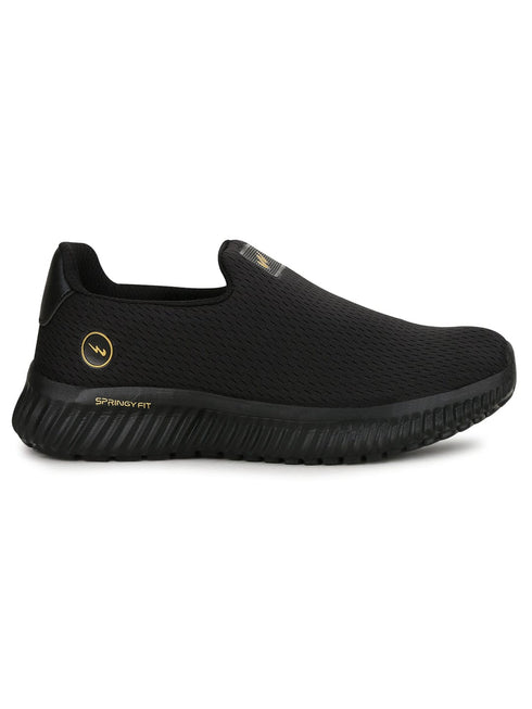 OXYFIT N Black Men's Walking Shoes