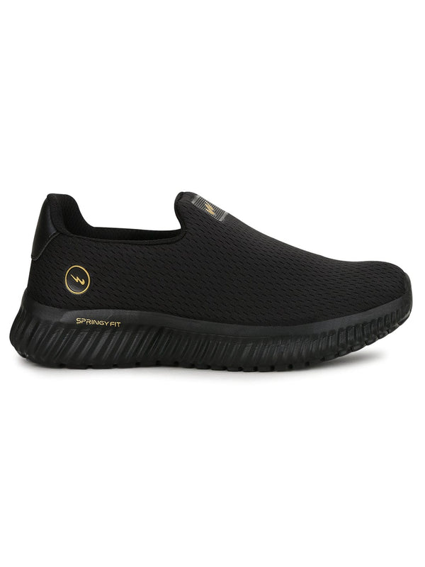OXYFIT N Black Men's Walking Shoes