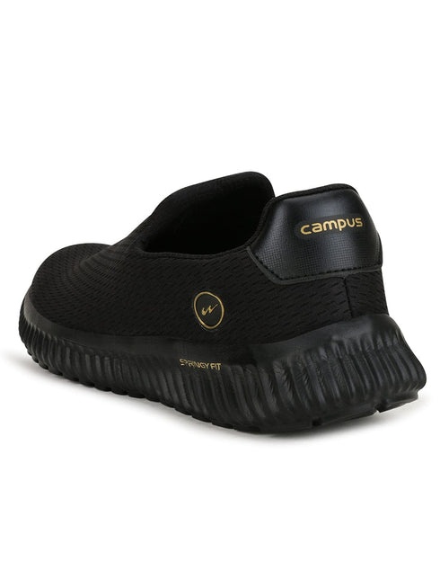 OXYFIT N Black Men's Walking Shoes