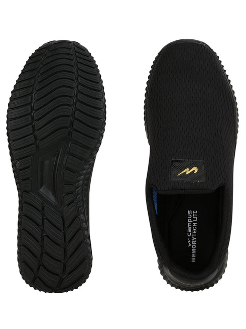 OXYFIT N Black Men's Walking Shoes