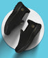 OXYFIT N Black Men's Walking Shoes
