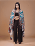 Women's Printed Floral Wool Shawl