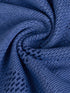 Men Self Design Slim Fit Mock Neck T-shirt with VENTMESH