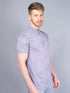 Men Self Design Slim Fit Mock Neck T-shirt with VENTMESH