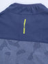 Men Self Design Slim Fit Mock Neck T-shirt with VENTMESH