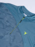 Men Self Design Slim Fit Mock Neck T-shirt with VENTMESH